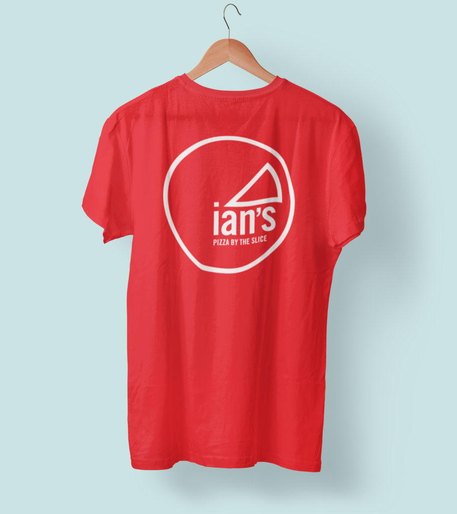 Classic Ian s Logo Crew Neck T Shirt Ian s Pizza